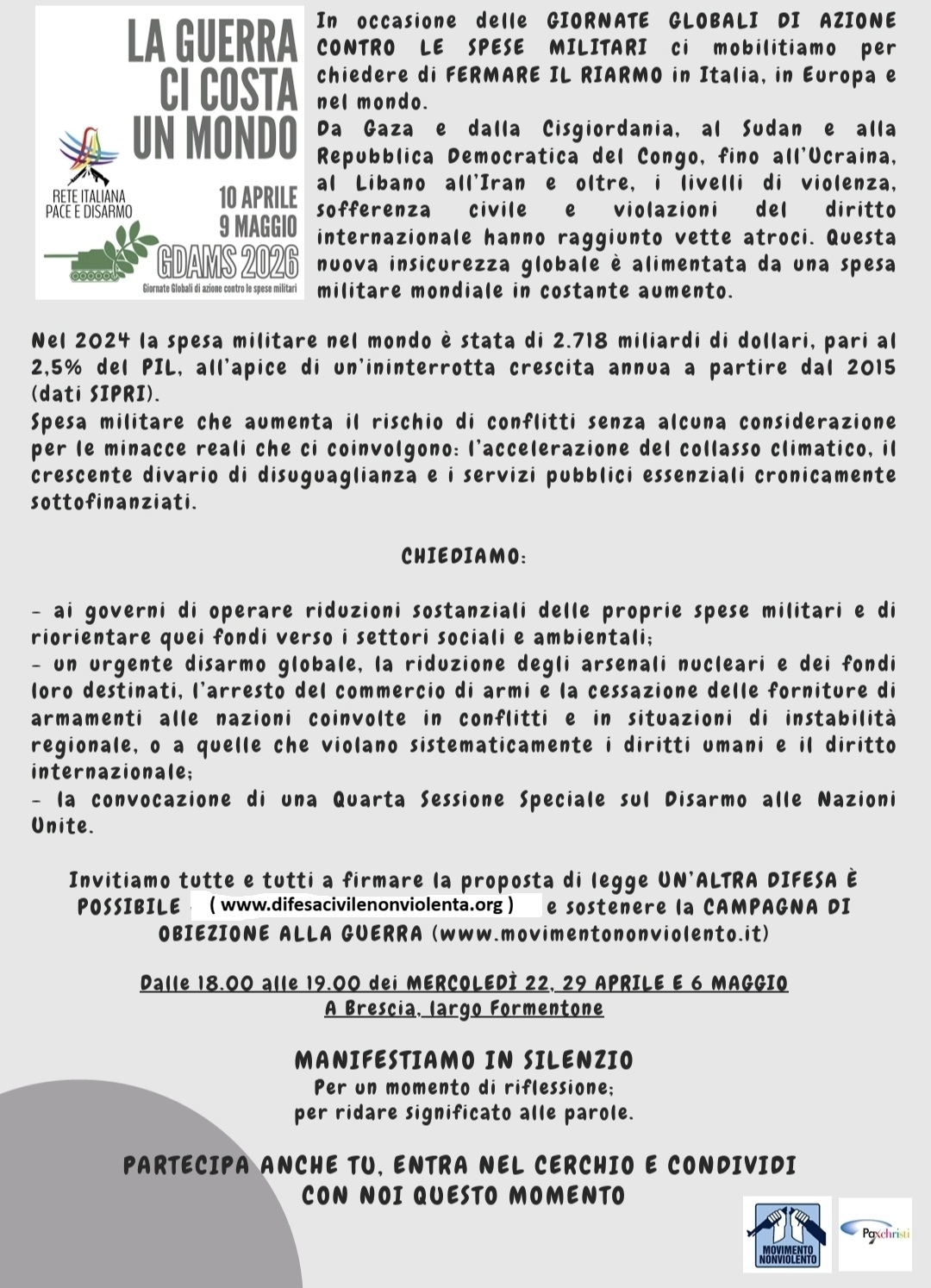 Dati Spesa Militare