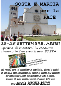 Sosta e Marcia ASSISI Svg