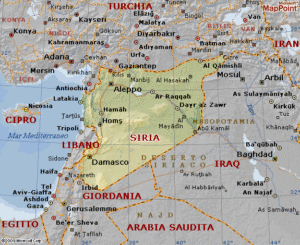 cartina della Siria