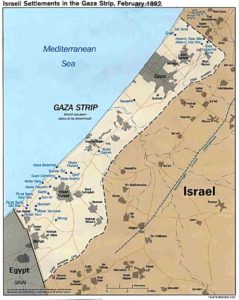cartina di Gaza