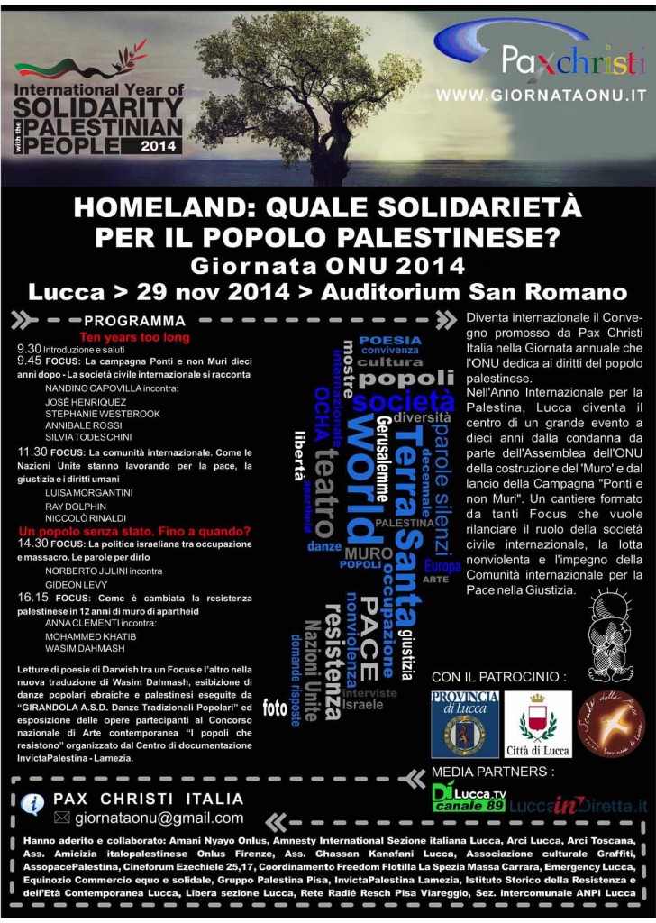 Ultima Locandina Lucca 29 Novembre 2014