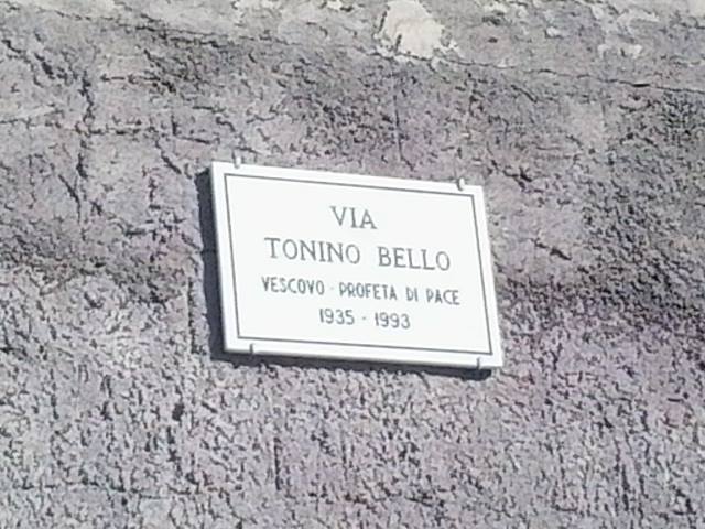 Una strada intitolata a don Tonino Bello a Catania