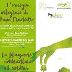 15 marzo e 12 aprile, Andria – L’ecologia integrale di Papa Francesco e La situazione ambientale ad Andria