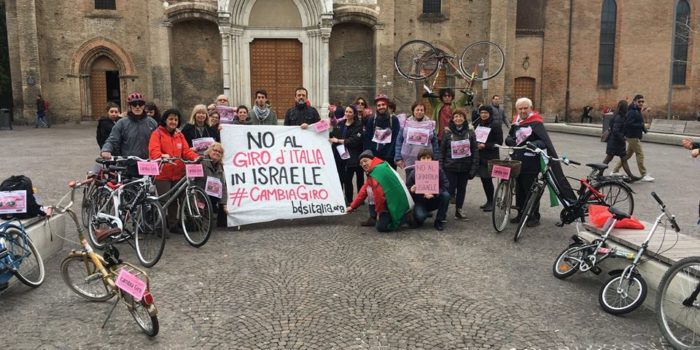 Il giro d’Italia non deve partire da Gerusalemme: Non in nostro nome