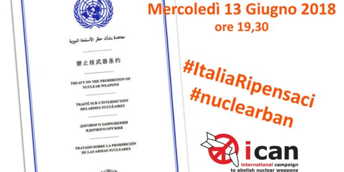 Punto Pace Bisceglie – Trattato sulla proibizione delle armi nucleari
