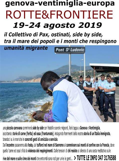 19-24 agosto 2019, Genova-Ventimiglia-Europa – Collettivo: Rotte & Frontiere