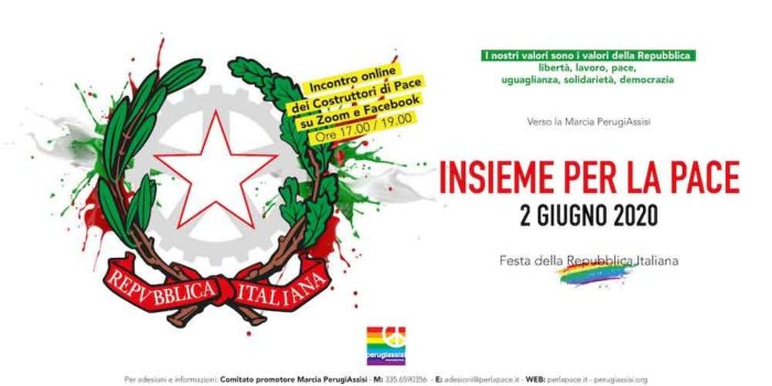 Verso la Marcia Perugia-Assisi: Insieme per la pace 2 giugno 2020
