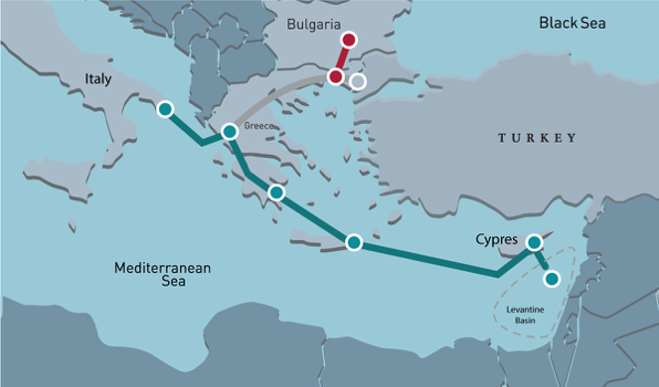 Gasdotto esplosivo nel Mediterraneo