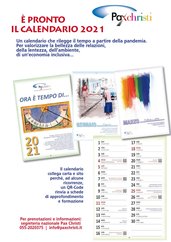Calendario 2021: è tempo di…