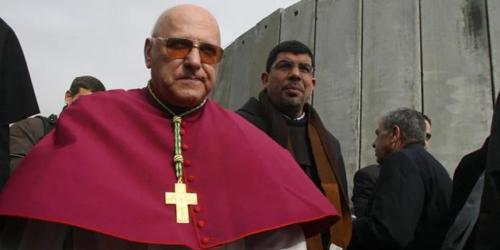 Patriarca emerito di Gerusalemme : L’America “non si preoccupa di ciò che accadrà” ai cristiani palestinesi