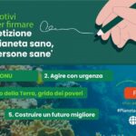 Pax Christi Italia sostiene la petizione “Pianeta Sano, Persone Sane” promossa dal Movimento Laudato Sì’, in occasione del Tempo del Creato 2021