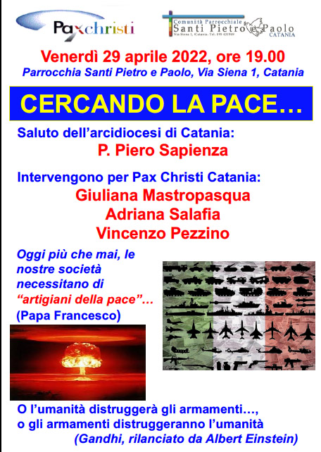 Attività del Punto pace di Catania