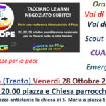 28 ottobre, Trento – Europe for Peace