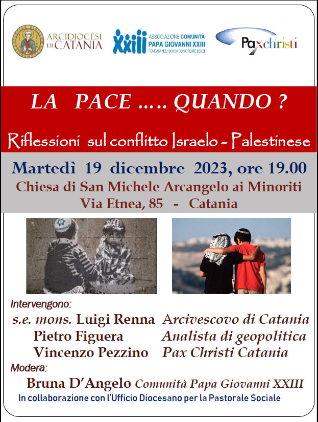 A Catania, incontro “La pace… quando?”