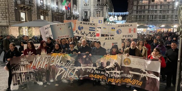 A Catania Marcia per la Pace, 5 gennaio 2024