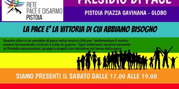 24 febbraio, Punto pace di Pistoia – Presidio di Pace