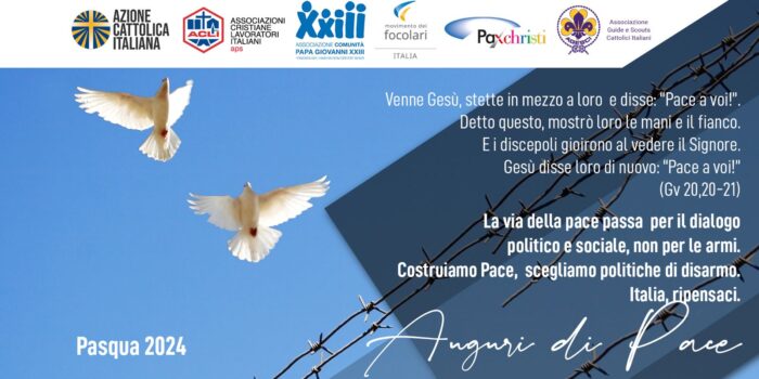 PASQUA 2024: SI ALZINO LE BANDIERE BIANCHE!