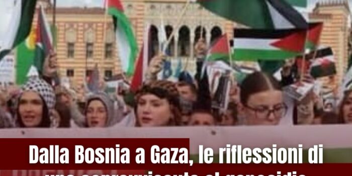 Dalla Bosnia a Gaza, la riflessione di una sopravvissuta al genocidio
