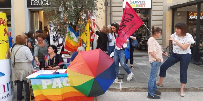 Punto Pace di Pistoia, presidio “contro i mercanti di morte”