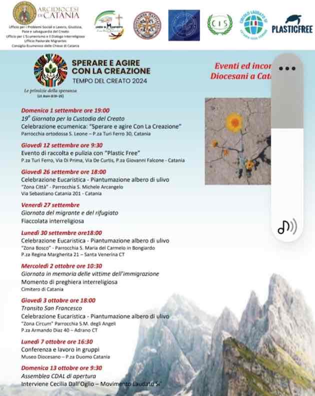 TEMPO DEL CREATO 2024 a Catania