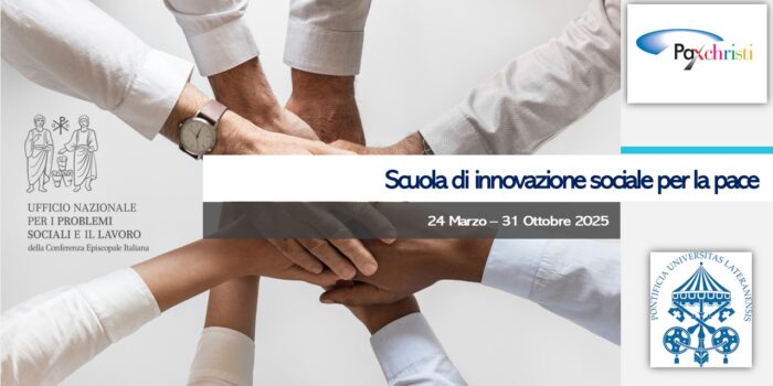 24 marzo – 31 ottobre, online – Scuola d’Innovazione Sociale per la Pace – Edizione 2025