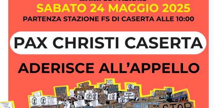 Punto pace di Caserta Manifestazione il 24 maggio 2025