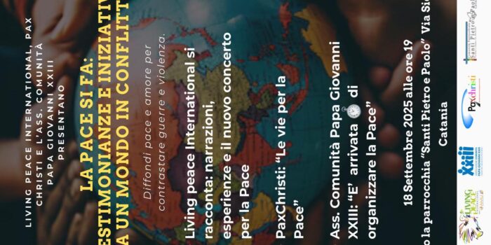 A Catania Convegno “La pace si fa”