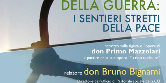 Punto Pace di Prato – Spezziamo l’arco della guerra: i sentieri stretti della pace