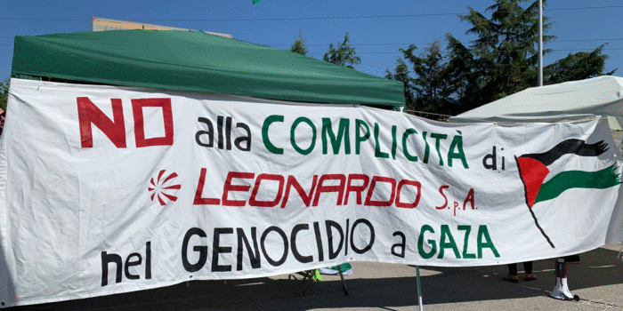 Cosa c’entra Leonardo con il genocidio a Gaza?
