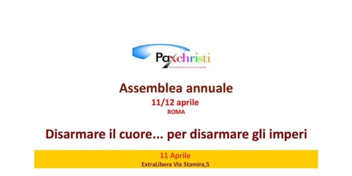11/12 aprile 2026 – Pax Christi Italia in Assemblea