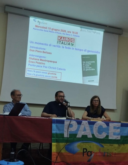 A Catania, presentazione del documento di Kairos Palestina “Un momento di verità: la fede in tempo di genocidio”