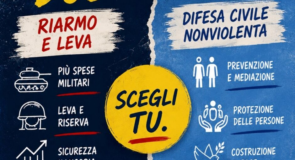 Un’altra difesa è possibile – METTIAMOCI UNA FIRMA! PASSAPAROLA