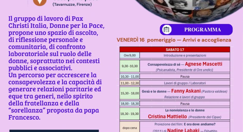 Abitare la Pace: lo sguardo delle donne